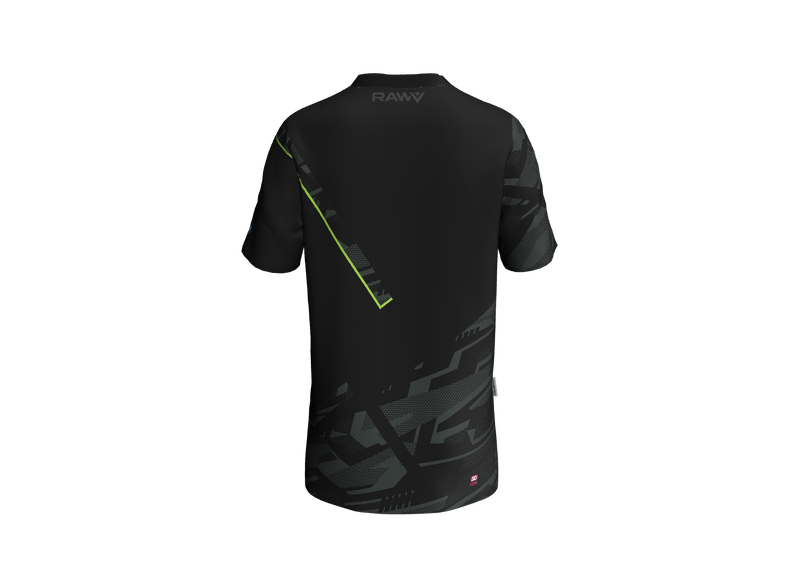RAWV Kids Jersey – Short sleeve, back view