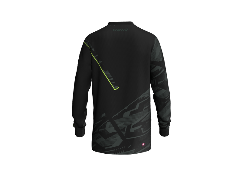 RAWV Kids Jersey – Long sleeve, back view